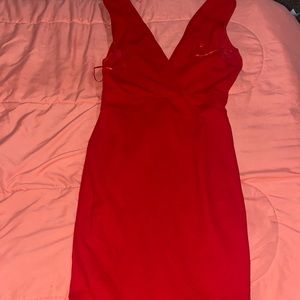 Red dress